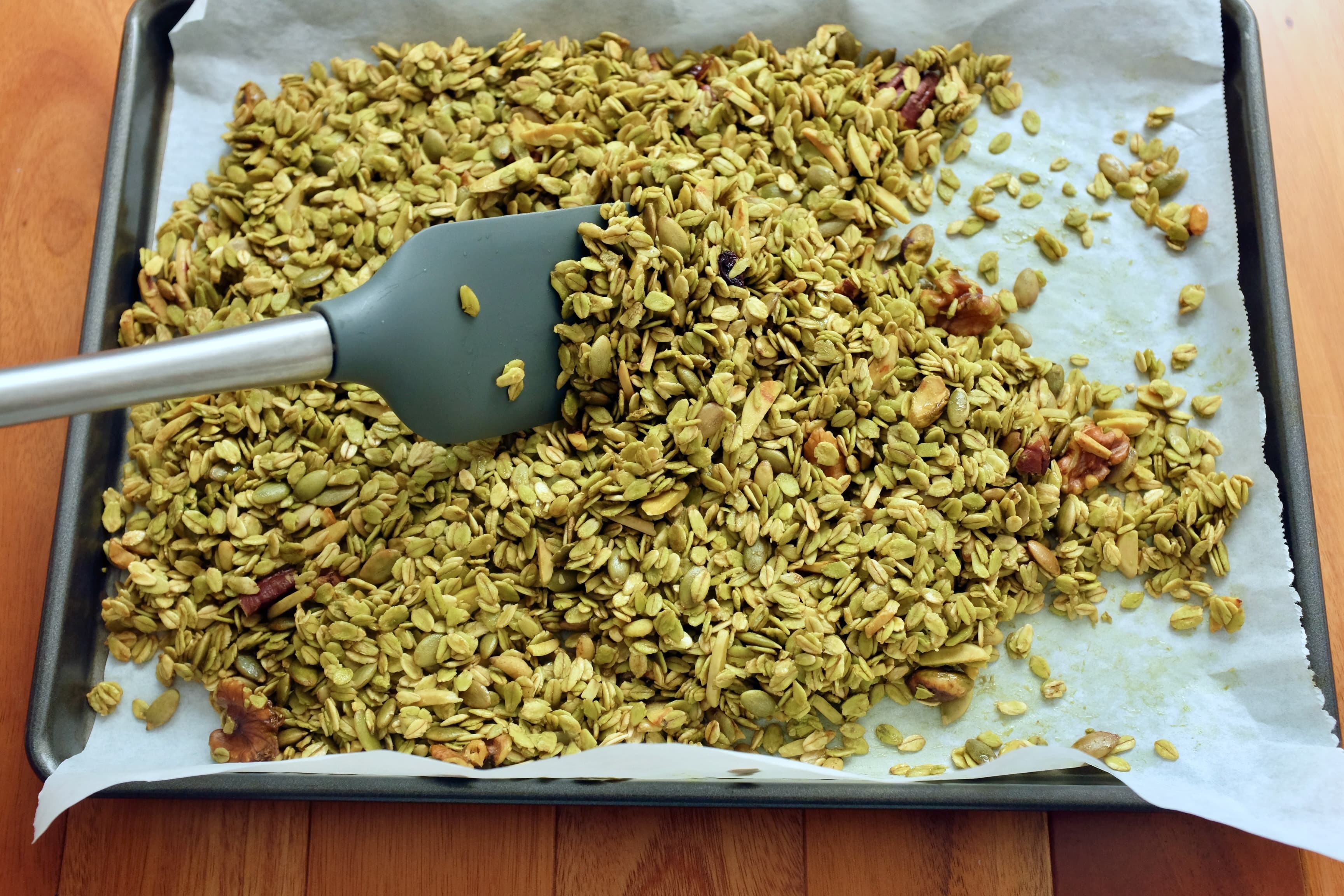 Stir the granola